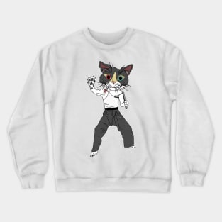 Karate Cat Crewneck Sweatshirt